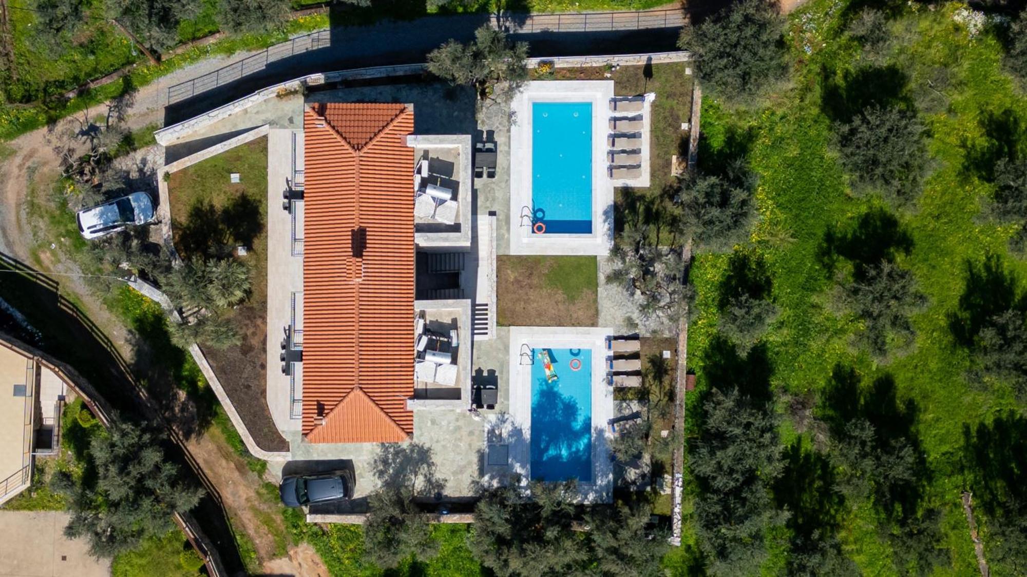 Villa Torri di pietra Stoúpa Esterno foto