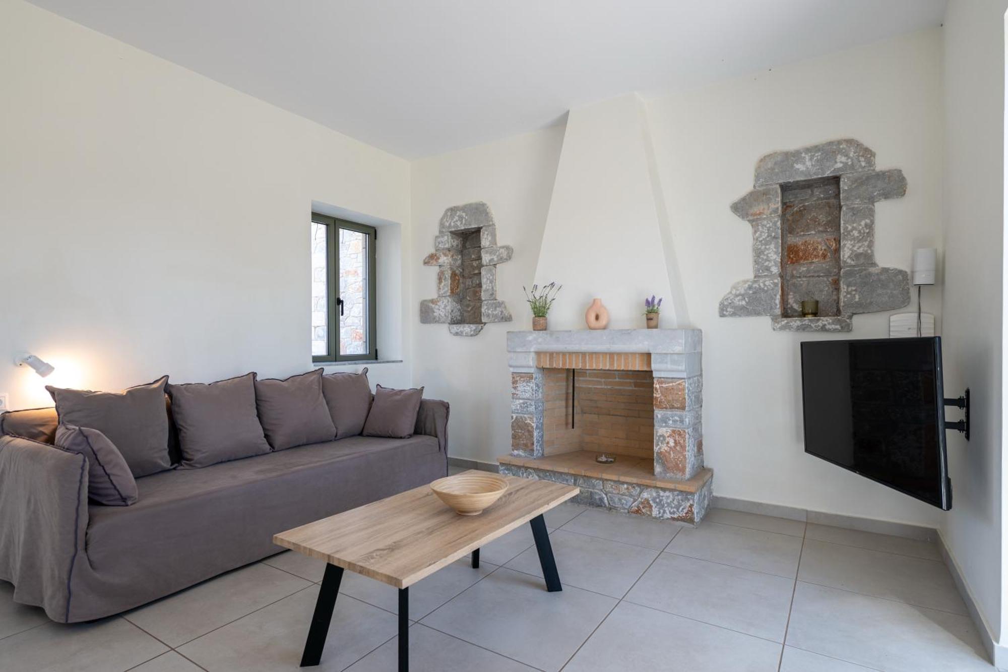 Villa Torri di pietra Stoúpa Esterno foto