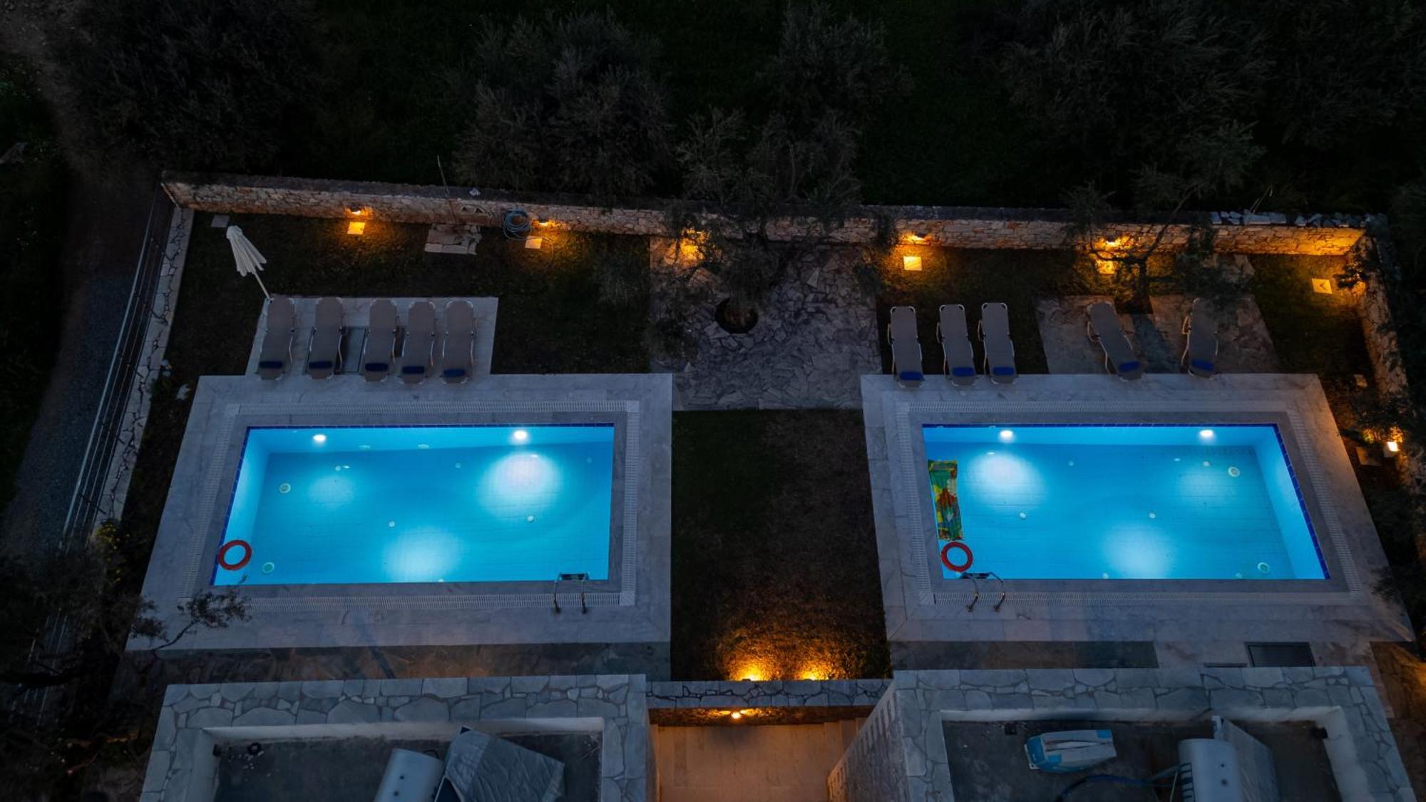 Villa Torri di pietra Stoúpa Esterno foto